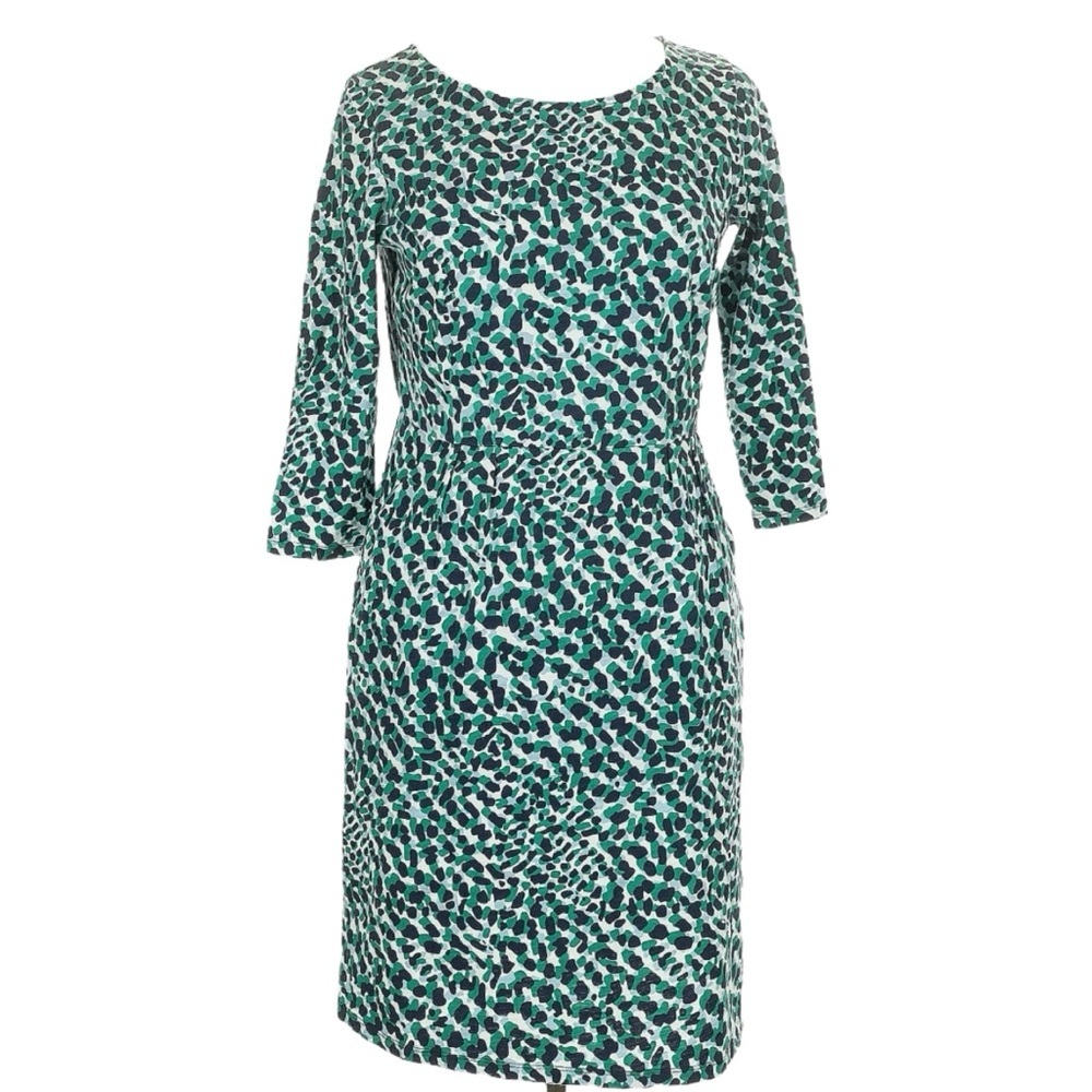 Boden Printed Size 14P Penny Jersey Dress